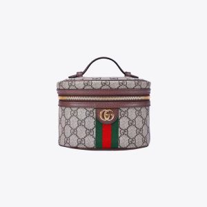Gucci Ophidia series round cosmetic bag